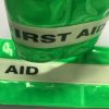 Glow in the Dark Safety Armbands FIRST AID/GREEN