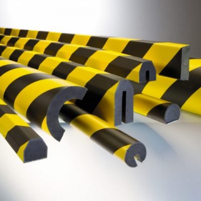 TRAFFIC-LINE Edge Protection - SEMI-CIRCULAR 40/40 - Self-Adhesive 5,000mm Lengths - Yellow/Black - Image 5
