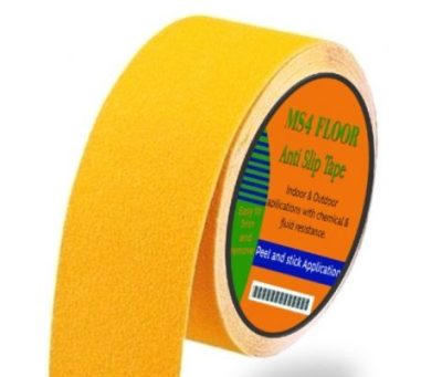 MS4FLOOR Anti Slip 25mm x 18m Self-adhesive tape Yellow