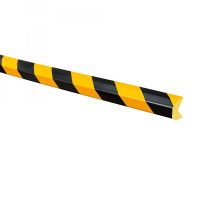 TRAFFIC-LINE EDGE PROTECTION - 1,000mm LENGTHS - SELF ADHESIVE - TRAPEZE 40/35 - YELLOW/BLACK
