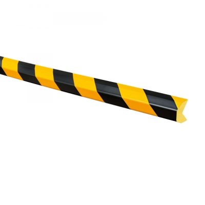 TRAFFIC-LINE EDGE PROTECTION - 1,000mm LENGTHS - SELF ADHESIVE - TRAPEZE 40/35 - YELLOW/BLACK