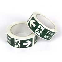 MS4GLO Glow in the dark Fire Exit Tape– Right 40mm x10m