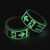 MS4GLO Glow in the dark Fire Exit Tape– Right 40mm x10m - Image 2