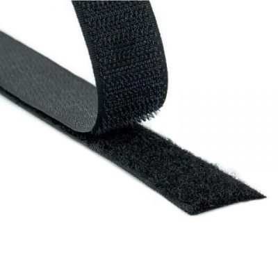 Self adhesive Hook & Loop tape 20mm x 5m Black - Image 2
