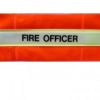 Glow in the Dark Safety Armbands FIRE OFFICER/RED