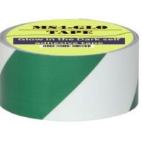 MS4GLO Glow in the dark Chevron Green tape– Class B 40mm x10m