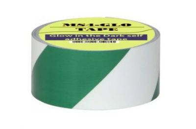 MS4GLO Glow in the dark Chevron Green tape– Class B 40mm x10m