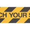 MS4 Floor Commercial Grade Anti Slip WATCH YOUR STEP Stair Treads 150mm x 610mm