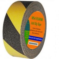 MS4FLOOR Anti Slip 75mm x 18m Self-adhesive tape Black/Yellow