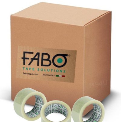 36 Rolls Hot Melt Polypropylene FABO packaging tape - 48mm x 66m Clear