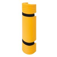 Traffic Line Pallet Racking Protector Plastic Yellow