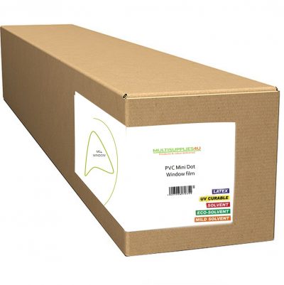MS4WINDOW PVC Mini Dot self adhesive window film clear 1370mm x 50m