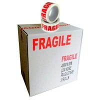 Fragile Packing Tape (48mm x 66M) 36 Rolls  Low Noise