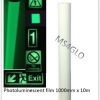 1000mm x 10 meters Class B Photoluminescent Self adhesive film