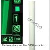 1000mm x 5 meters Class B Photoluminescent Self adhesive film