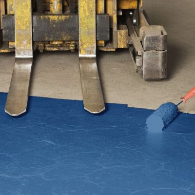Proline Floor Paint, Anti-slip Indoor Floor paint one part 5 litre Cans, Blue RAL 5017