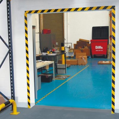 Non-Reflective Hazard Warning Tape - 60mm x 66m - Black/Yellow - Image 3