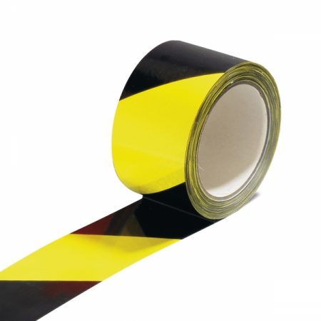 Non-Reflective Hazard Warning Tape – 60mm x 66m – Black/Yellow – Multi ...
