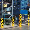 BLACK BULL Heavy Duty Column/Corner Protectors - Right-Angle Profile - 1,200mmH - 6mm Gauge - Yellow/Black - Image 3