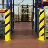 BLACK BULL Heavy Duty Column/Corner Protectors - Right-Angle Profile - 1,200mmH - 6mm Gauge - Yellow/Black