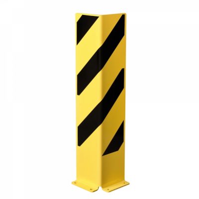 BLACK BULL Heavy Duty Column/Corner Protectors - Right-Angle Profile - 800mmH - 6mm Gauge - Yellow/Black - Image 4