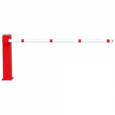 COMPACT Electronic Boom Barrier - Solar/Battery Operated Lift/Lower - Overall Width 1,650mm - Drive Through Width 1,500mm - Supplied with 1 x Remote Fob - Surface Fix - Red/White - Image 4