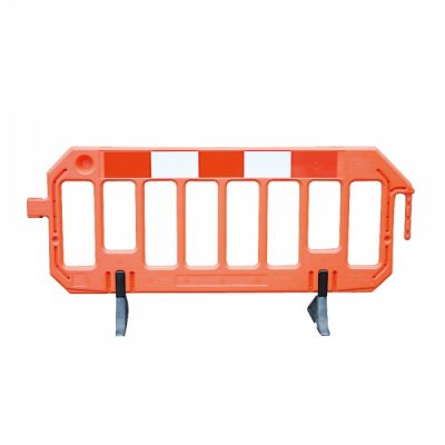 TRAFFIC-LINE Blow Moulded Barriers - Orange with Red/White Reflective Panel