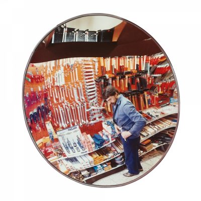 DETECTIVE-X (Acrylic) Internal Mirror complete with 25cm Wall Mount Bracket 300mm Diameter