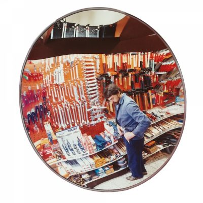DETECTIVE-X (Acrylic) Internal Mirror complete with 25cm Wall Mount Bracket 700mm Diameter