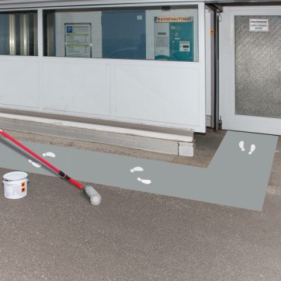 PROline-paint Outdoor Industrial Floor Coating - Light Grey RAL7043