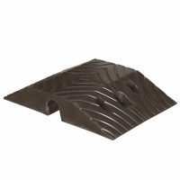 TOPSTOP-5 Speed Reduction Ramp - Centre Section with Reflectors - 250mmW x 70mmH - Fixings Included - Black