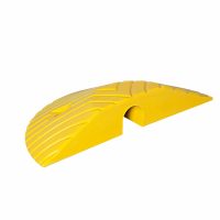 TOPSTOP-5 Speed Reduction Ramp - End Section - 210mmW x 70mmH - Fixings Included - Yellow