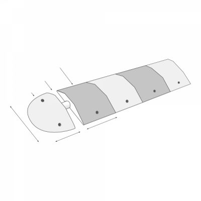 TOPSTOP-5 Speed Reduction Ramp - Reinforcing Tubular Rod - Per Metre - Image 2