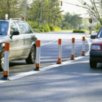 TRAFFIC-LINE Memory Post Highway - 460mmH - Reflective Sleeve - No Base