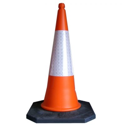 TRAFFIC-LINE Traffic Cone TC1 - 1000mmH - D2 Sleeve - Recycled Base