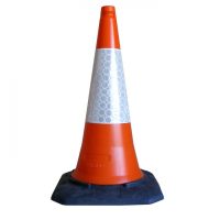 TRAFFIC-LINE Traffic Cone TC1 - 750mmH - D2 Sleeve - Recycled Base