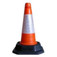 TRAFFIC-LINE Traffic Cone TC2 - 460mmH - D2 Sleeve - Recycled Base
