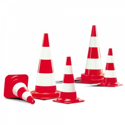 Flourescent Traffic Cones - Off-Highway Use - 500mmH - Image 4