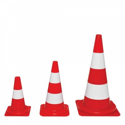 Flourescent Traffic Cones - Off-Highway Use - 500mmH