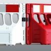 TRAFFIC-LINE Water Filled Barrier/Separator, H800 x W1,040 mm, white - Image 2