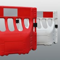 TRAFFIC-LINE Water Filled Barrier/Separator, H800 x W1,040 mm, red