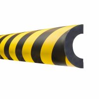 TRAFFIC-LINE Pipe Protection - CURVATURE 85 - Self-Adhesive 1,000mm Lengths - Yellow/Black