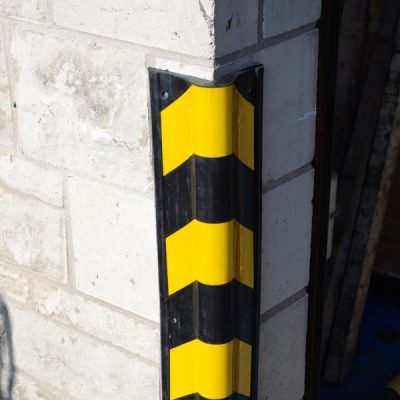 115 x 115mm x 800mmL TRAFFIC-LINE Impact Protection Corner Protectors Bullnose - Black / Yellow