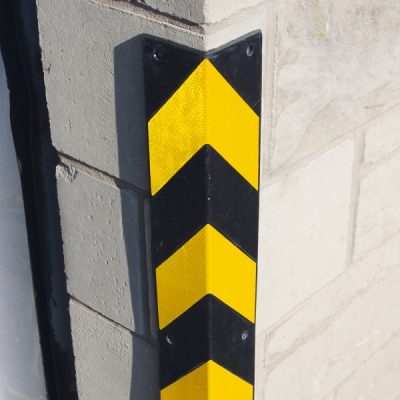 90 x 90mm x 800mmL TRAFFIC-LINE Impact Protection Corner Protectors Standard - Black / Yellow