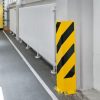 BLACK BULL Heavy Duty Column/Corner Protectors - Right-Angle Profile - 800mmH - 6mm Gauge - Yellow/Black