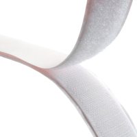 Sew On Hook & Loop White 50mm x 25m