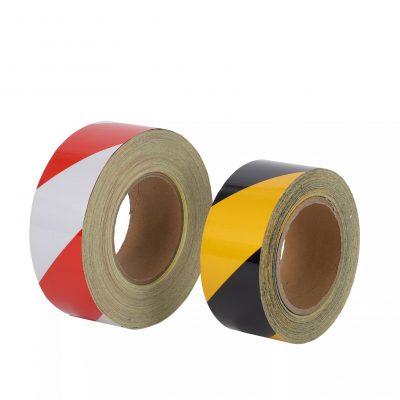 Reflective tape Black & Yellow 100mm x 25m - Image 2