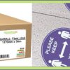 MS4FLOOR Textured Film Removable Self Adhesive Floor Vinyl 1370mm x 50m - Image 2