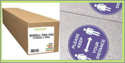 MS4FLOOR Textured Film Removable Self Adhesive Floor Vinyl 1370mm x 50m - Image 2