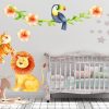 Extra-large Jungle Animals Kids Bedroom Nursery Wall Stickers - Image 14
